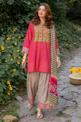 3-PC Printed Cotton Suit CPM-5-05
